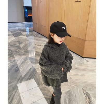 儿童连帽毛衣秋冬新款针织衫