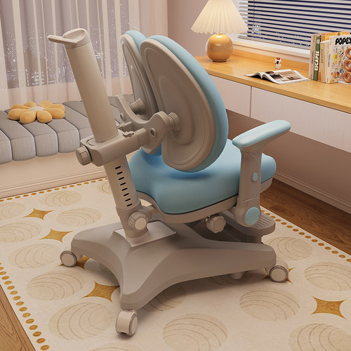 儿童学习椅可升降小学生家用办公椅调节追背矫正坐姿座椅书桌椅子