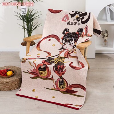 新款水洗棉纯棉纱布大浴巾