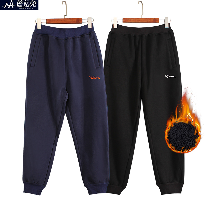 胖男童加肥加大加绒男孩运动裤裤