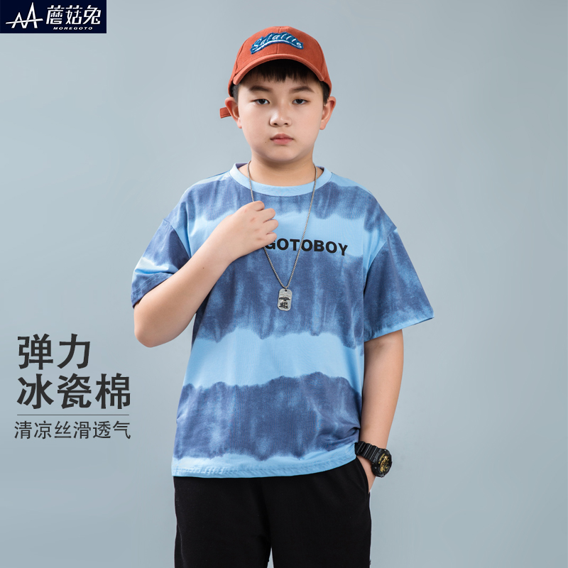 胖男童短袖T恤夏季薄款男孩短袖