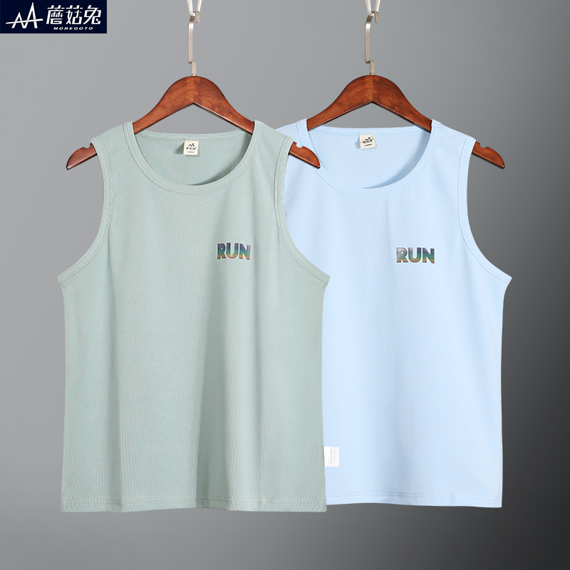 胖童背心内穿宽松加肥加大男童跨栏背心中大童儿童无袖打底衫男孩