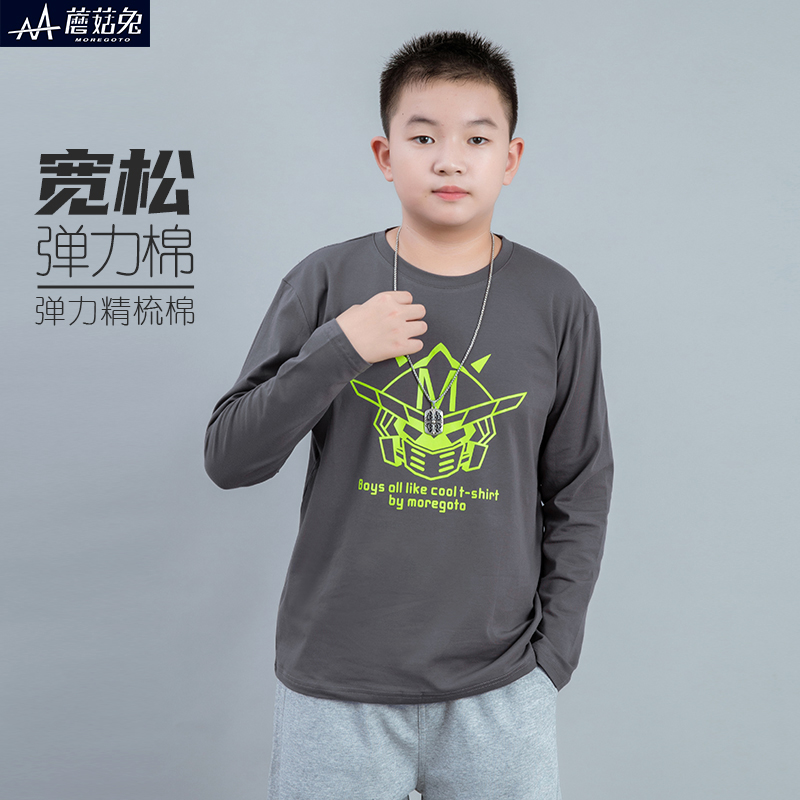 蘑菇兔胖男童长袖T恤春秋款