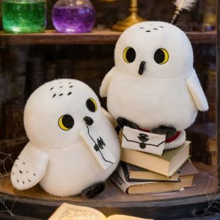 哈利波特联名同款毛绒挂件可爱猫头鹰海德薇玩偶挂饰公仔生日礼物