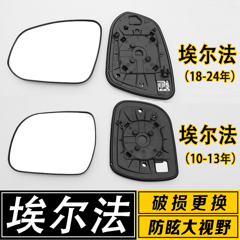 大視野廣角防炫目倒車鏡片