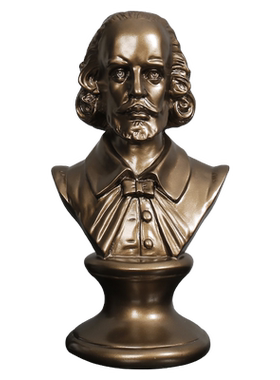 客厅玄关装饰品莎士比亚头像雕塑