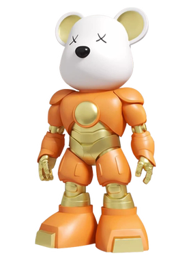 树脂材质炫酷机甲小熊