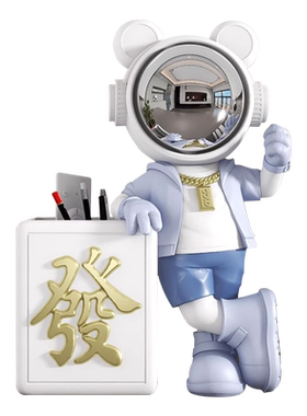 发财宇航员钥匙收纳小摆件创意太空人客厅桌面玄关收银台摆放礼品