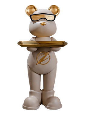 多功能酷酷的闪电熊落地大摆件