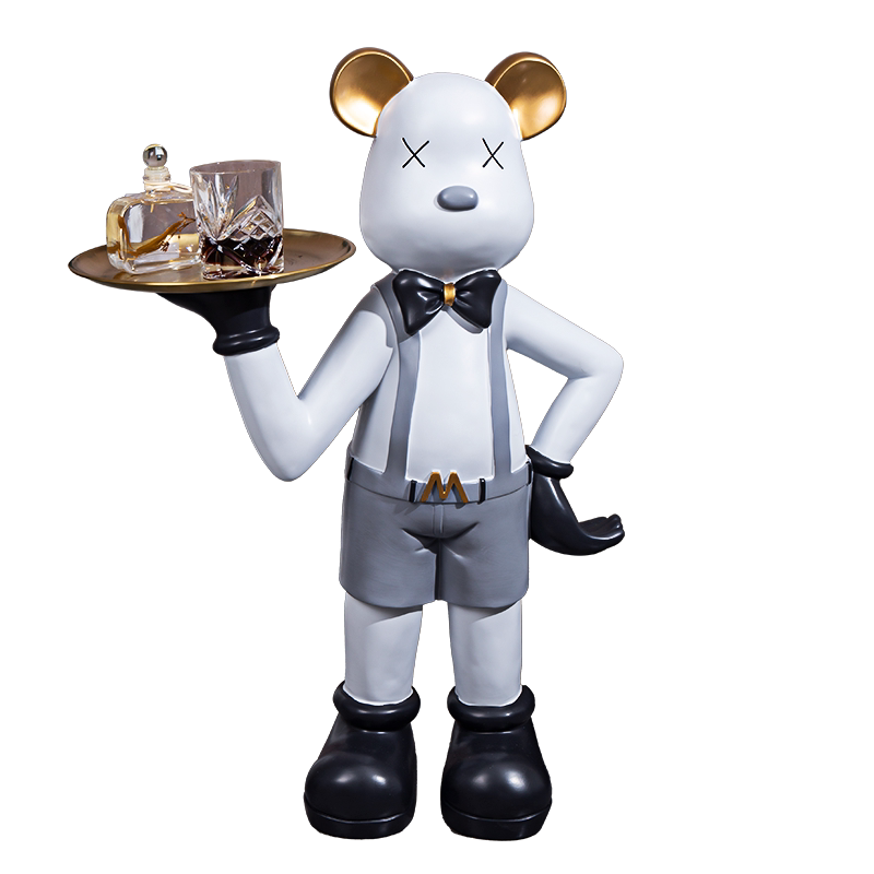 直播间落地暴力熊客厅大摆件