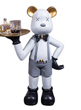 直播间落地暴力熊客厅大摆件