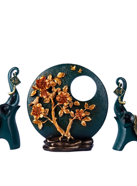 办公室现代轻奢风摆设酒柜装饰品