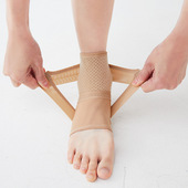 日本原装 进口CERVIN轻便强劲稳固护脚踝网状材质轻便护踝一只装