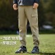 裤 拓路者2025冬季 加绒保暖防泼水户外束脚 男士 工装 季 软壳裤