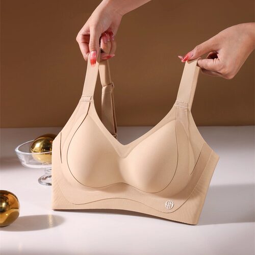 奶皮粉底液无痕隐形黑科技软支撑无钢圈按摩杯提拉防滑运动养胸衣 - 封面