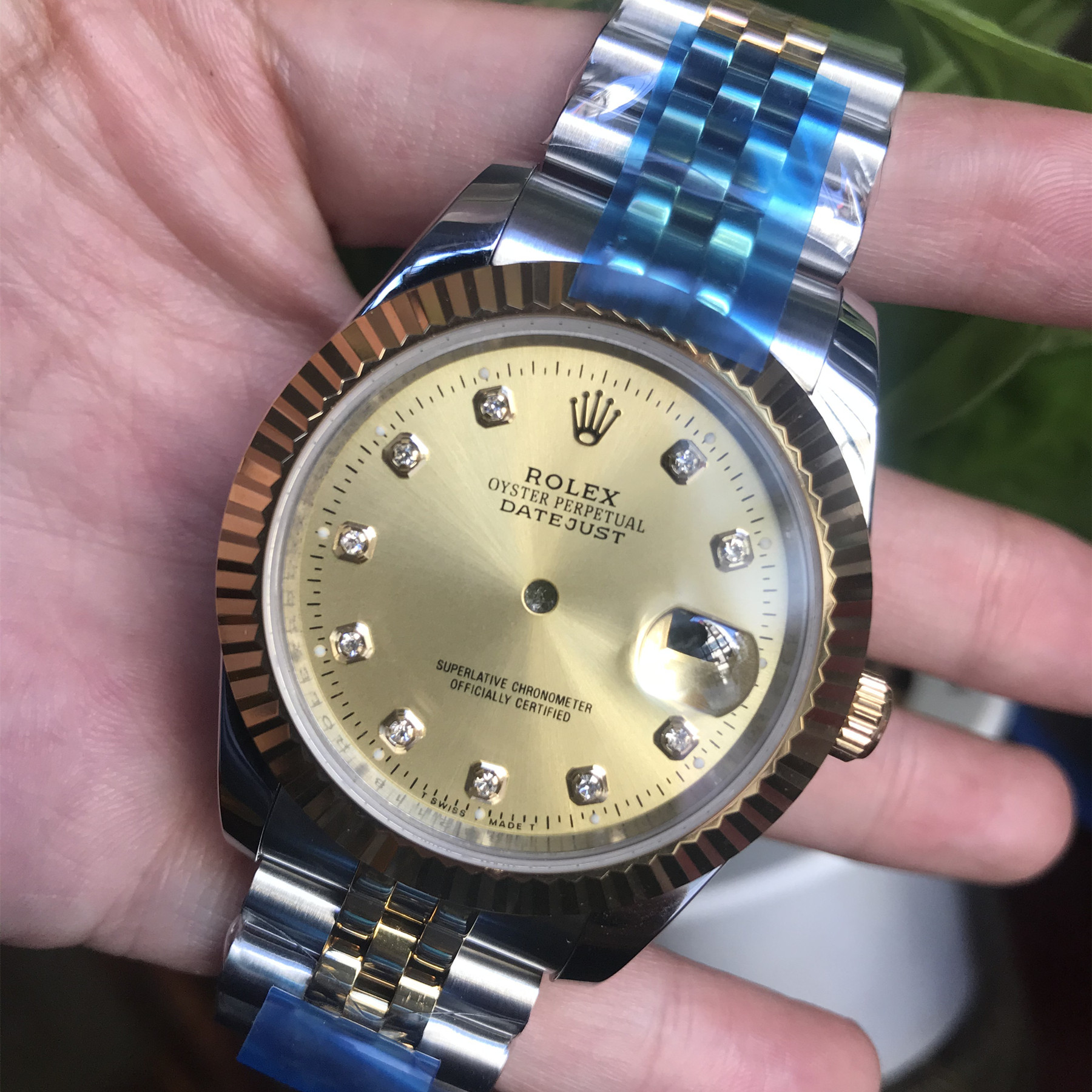 代用劳力士大日志表壳 适装2824壳套 男 41大日志钢外壳 手表配件