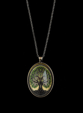 Vintage古着The Tree of Life项链