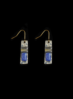 Vintage古着Lucky sapphire Bear复古耳环