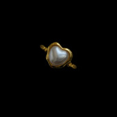 古着复古Vintage Ring珍珠戒指 Pearl Gold Love