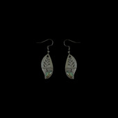 shaped 古着vintage复古树叶Antique leaf earrings耳环