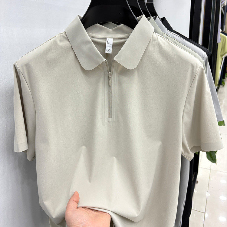 翻领常规宽松其它锦纶T恤
