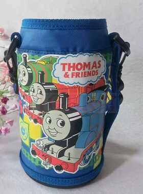 日本虎牌绝版限量版儿童卡通托马斯保温保冷杯MBJ MML600毫升杯套
