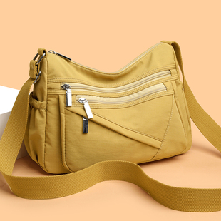 2026新款防水尼龙布女包包多隔层单肩斜挎包时尚百搭旅游小背包潮
