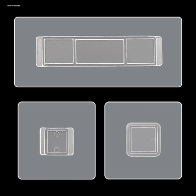 3cm四方粘扣免打孔香皂盒保鲜盒备用贴片置物架防水防潮替换背胶