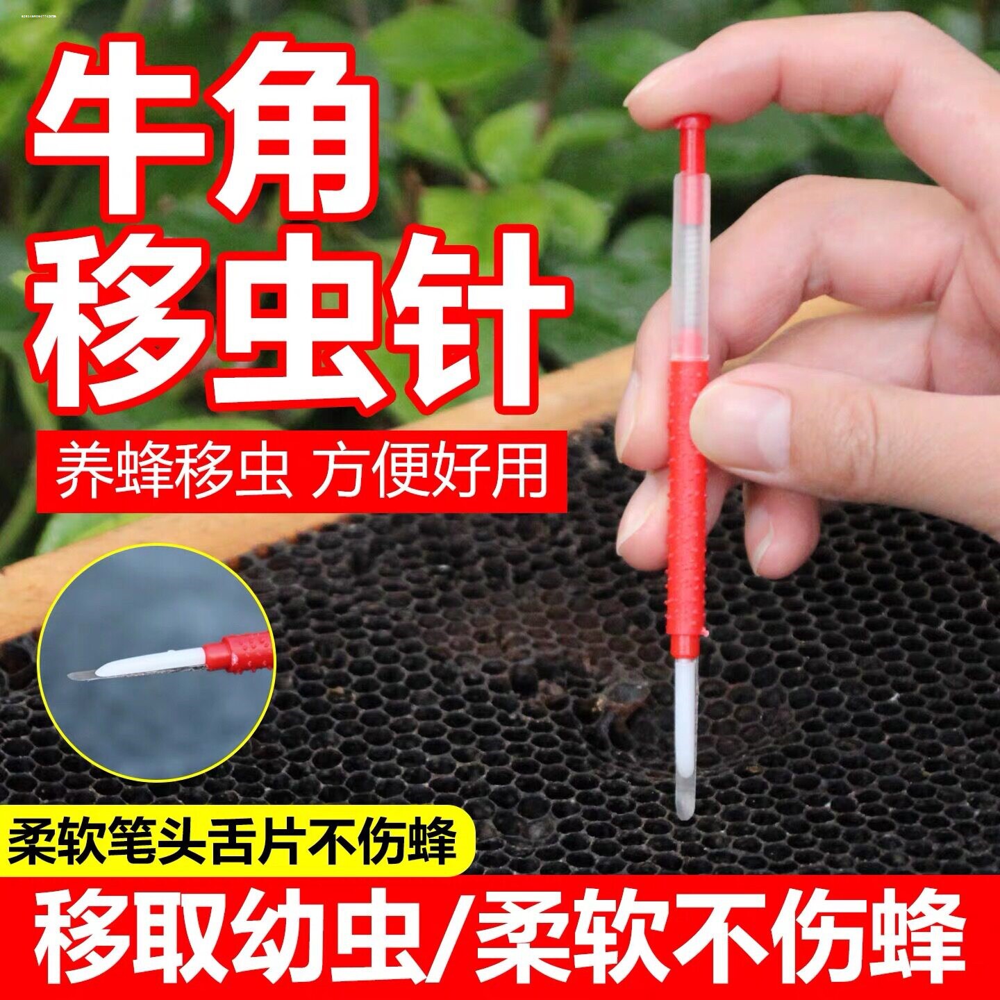 优质移虫针 牛角移虫针 取浆工具中蜂意蜂移虫针育王工具养蜂工