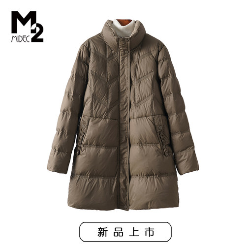 中长款羽绒服外套M2女装百搭