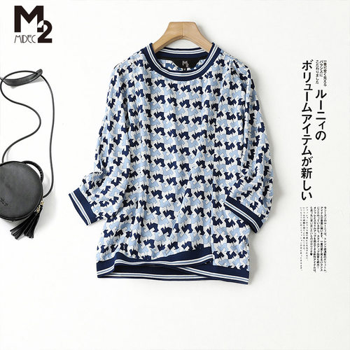 m2女装春秋新款显瘦宽松