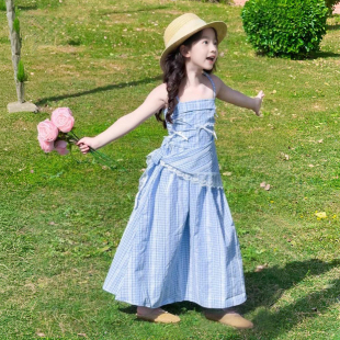 儿童多巴胺小洋裙2025新款女童夏季公主连衣裙女孩夏装高级感裙子