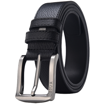 针扣学生商务风中年男士皮带