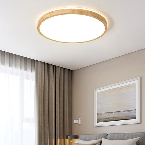 日式超薄吸顶灯简约led客厅书房