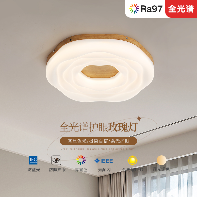 索燕吸顶灯卧室灯简约温馨