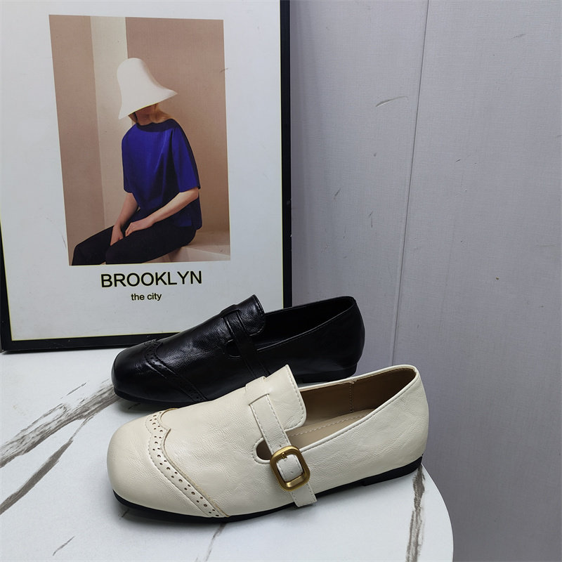 撤柜断码处理2026春季新款乐福鞋女圆头皮带扣一脚蹬舒适深口单鞋,女鞋,深口单鞋,淘宝优惠券,粉丝福利购,淘宝优惠卷