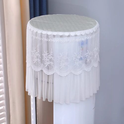 美人胚子玫瑰蕾丝圆柜机罩