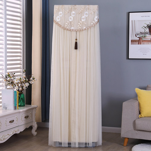 美人胚子简约现代蕾丝方柜机罩