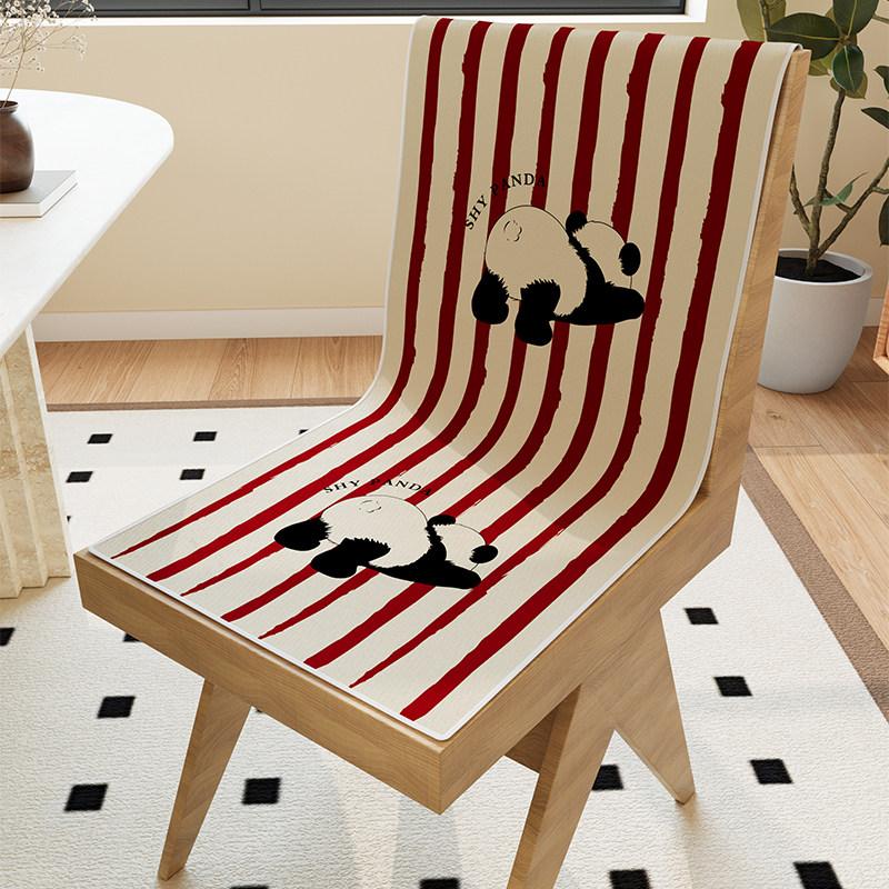 冰丝座垫连体椅背套凉感冰垫防滑夏季椅垫椅套板凳靠背一体坐垫,居家布艺,椅垫,淘宝优惠券,粉丝福利购,淘宝优惠卷