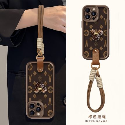 天眼阶梯复古米奇适用苹果16promax手机壳华为pura80pro新款mate70荣耀300nova14女opporeno9小米15vivox200s