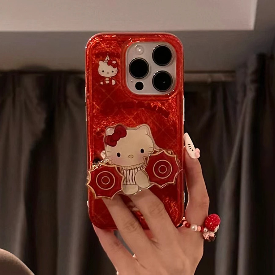 东北秧歌二人转转KT支架适用苹 果16手机保护壳iphone15新款14/13promax华为mate60pro女Pura70荣耀200/Reno1