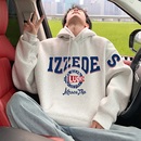 宽松青少年男生重磅外套情侣帽衫 2025新款 潮 连帽卫衣男秋冬季 美式