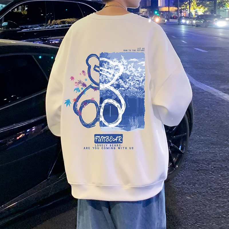 卫衣男ins潮牌打底衫无帽外套潮