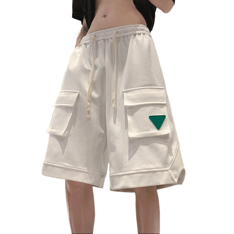 潮流宽松百搭休闲工装短裤男女