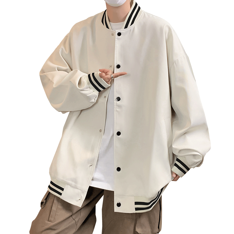 潮流宽松百搭休闲夹克棒球服