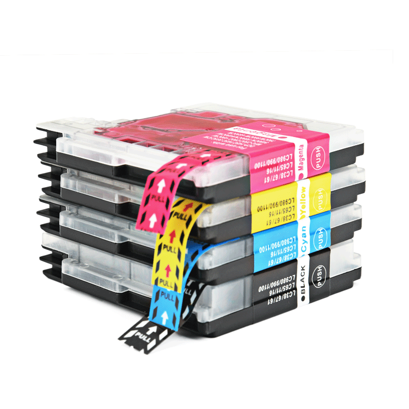 佳翔 适用LC990墨盒DCP-145c 185c 385c 585cw 6690cw喷墨打印机MFC-290C 490cw 5490cn 5890cn 6490彩色墨水