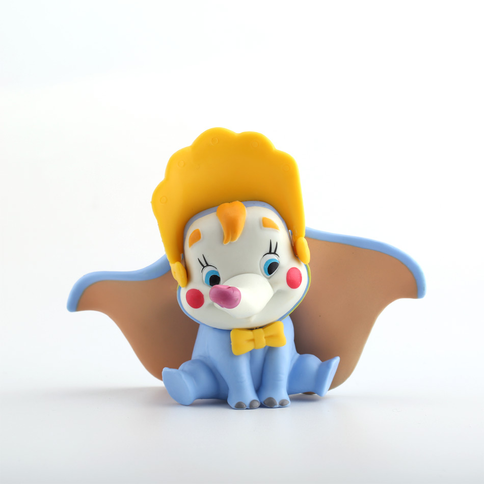 pvc实心小飞象儿童玩具蛋糕装饰