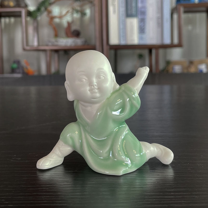 陶瓷摆件中式家居哥窑青瓷装饰品