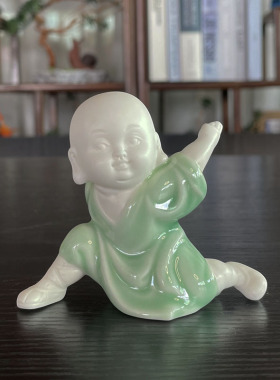 陶瓷摆件中式家居哥窑青瓷装饰品