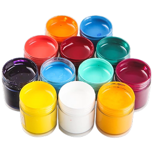 大容量瓶装矿物质国画颜料宣纸中国画水墨画工笔画专业岩彩颜料用品全套12/18/30色群青钛白藤黄套装绘画专用